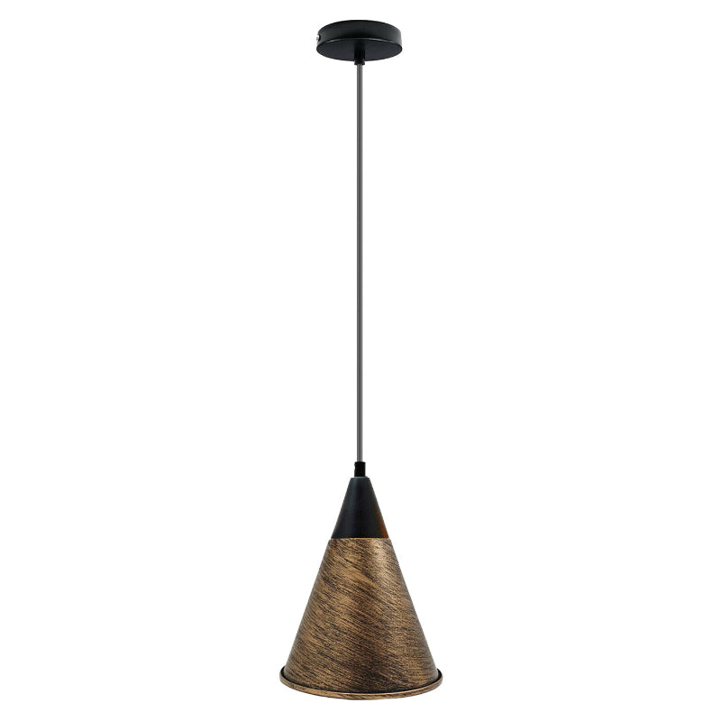  Deckenlampe E27 Gebürstete Kupfer Pendelleuchte 