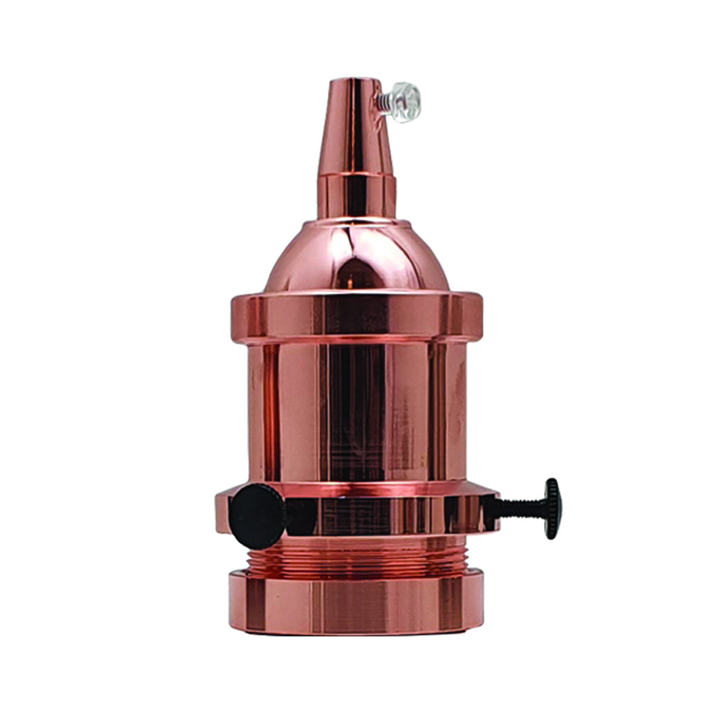 Metall Lampenfassung Industrielle Glühbirnenhalter antike E27 Fitting