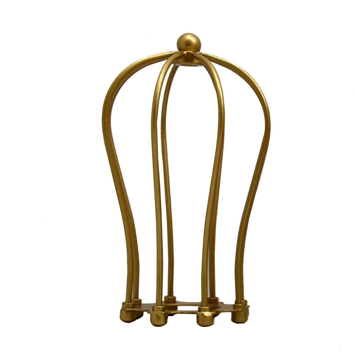Rustikaler Zustand Ballon Design Metall Lichtkäfig Gold