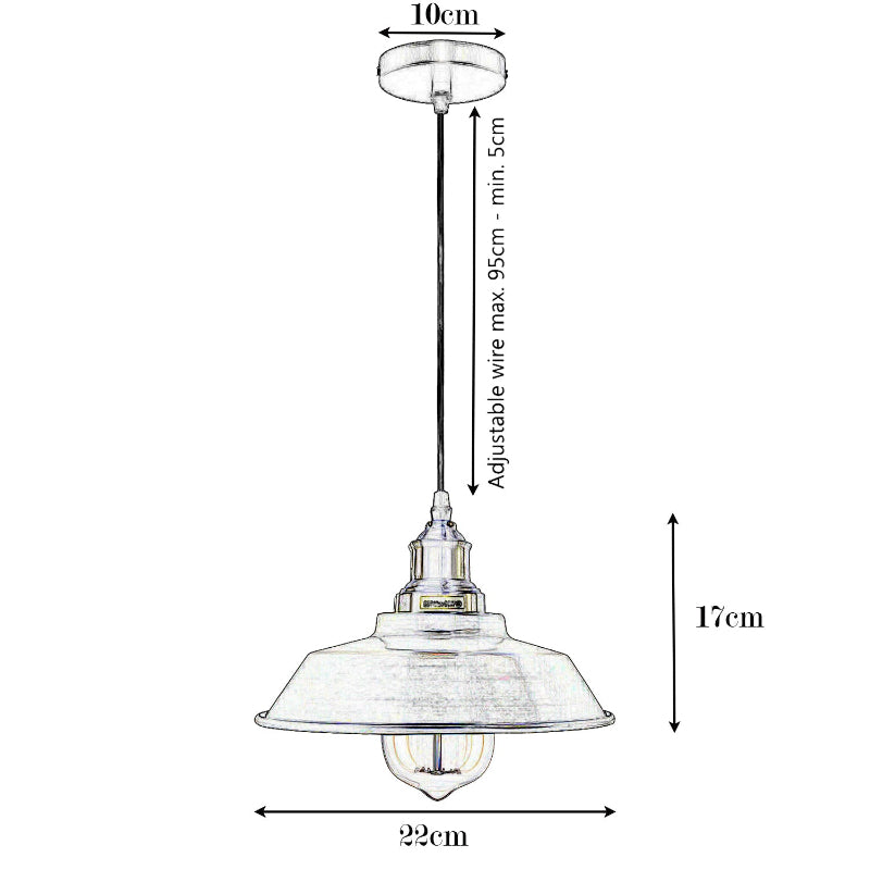 Pendelleuchten Hängelampe Ø 22CM E27 lidsone.com
