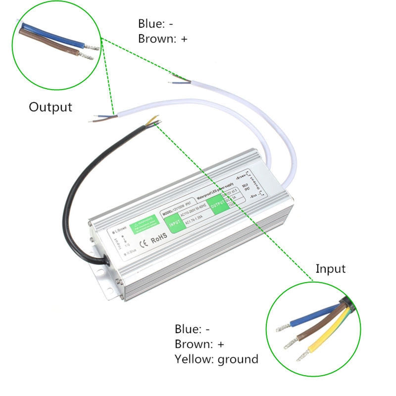 Hochwertiges 12V-Schaltnetzteil & LED-Netzteil - Zuverlässige Stromquelle - Bildbeschreibung