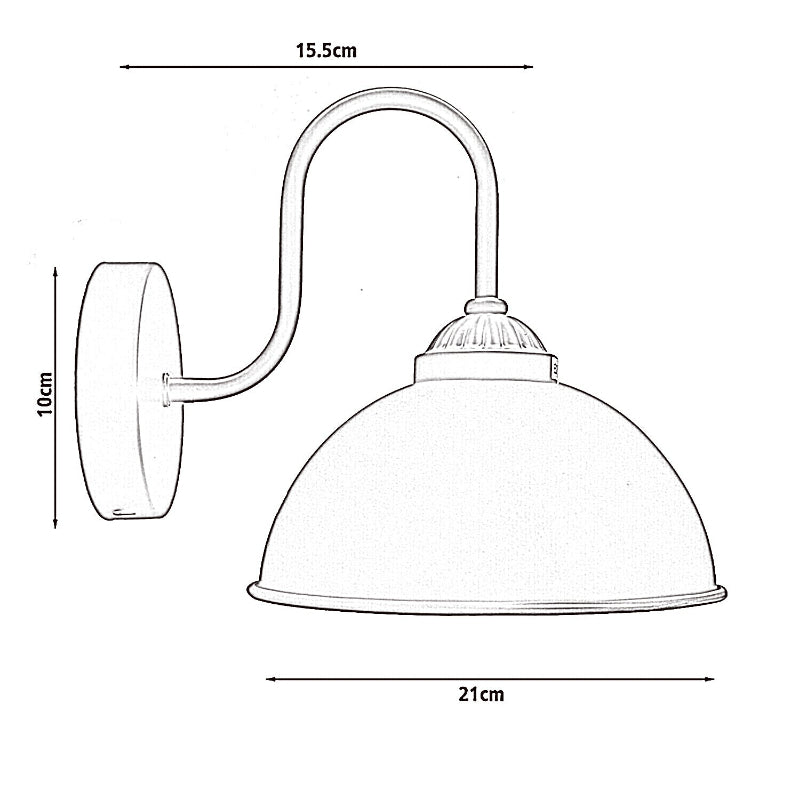 60W Wandleuchten Innen E27 Wandlampen Ø 21cm