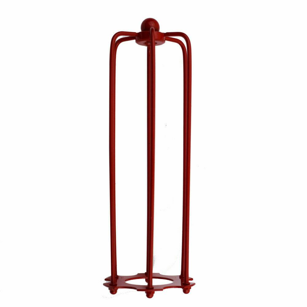 Red Metal Vintage Retro Industriedrahtkäfig