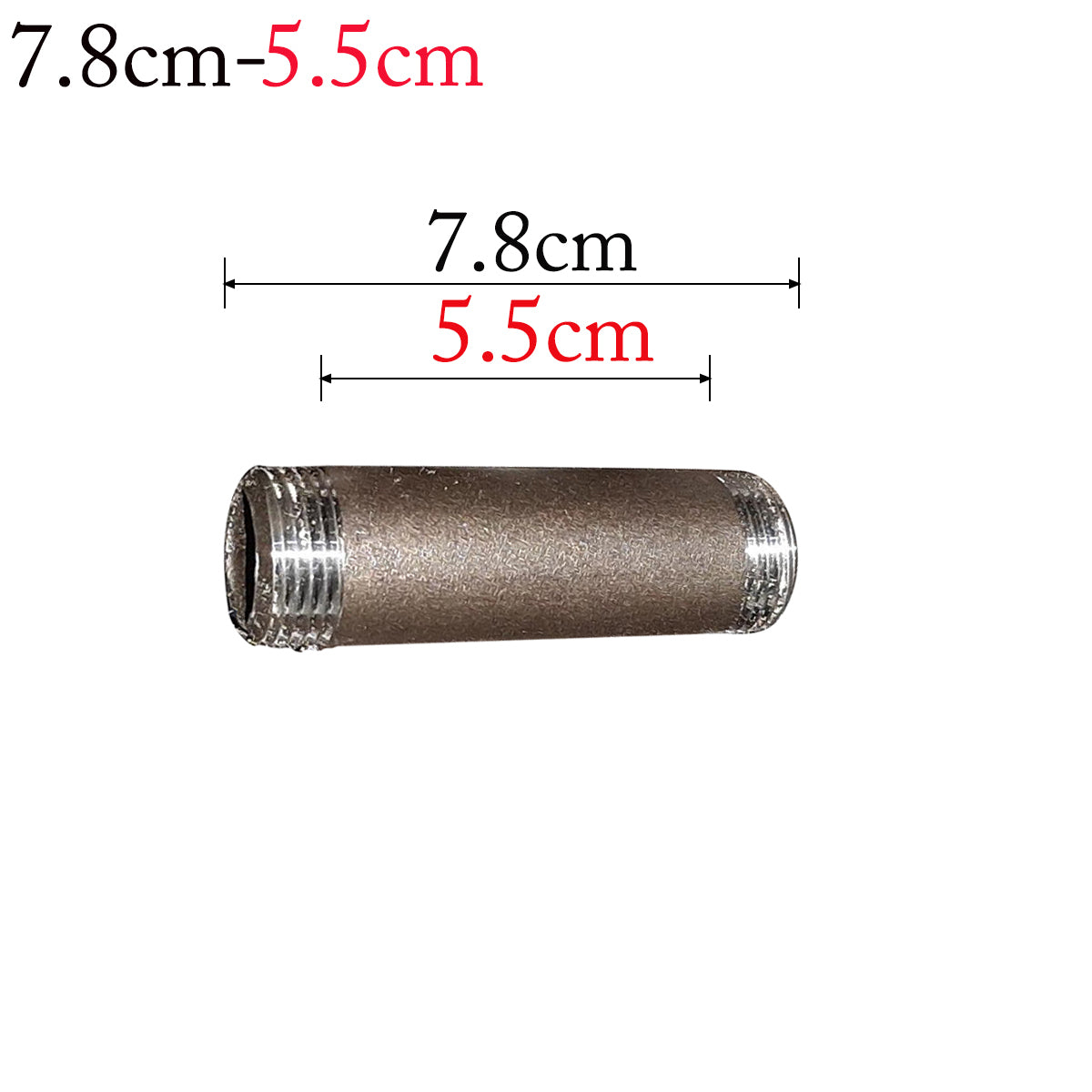 Rohrbeleuchtungszubehör Eisengewinderohr-7,8 cm