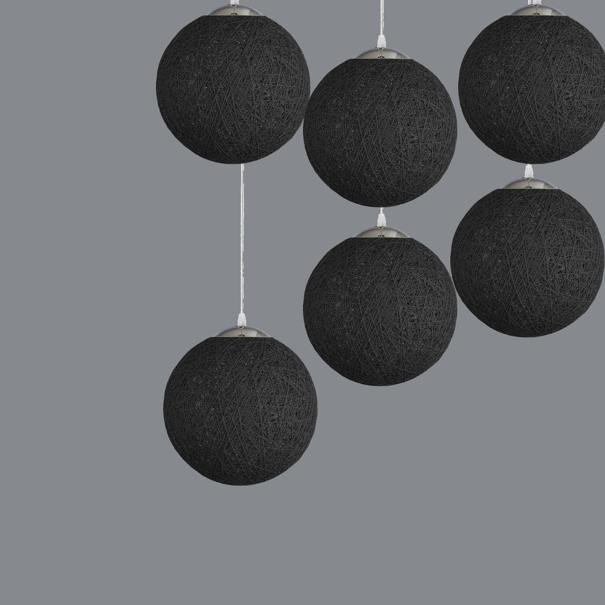 Pendelleuchte 3 flammig Modern Rattan Esstisch