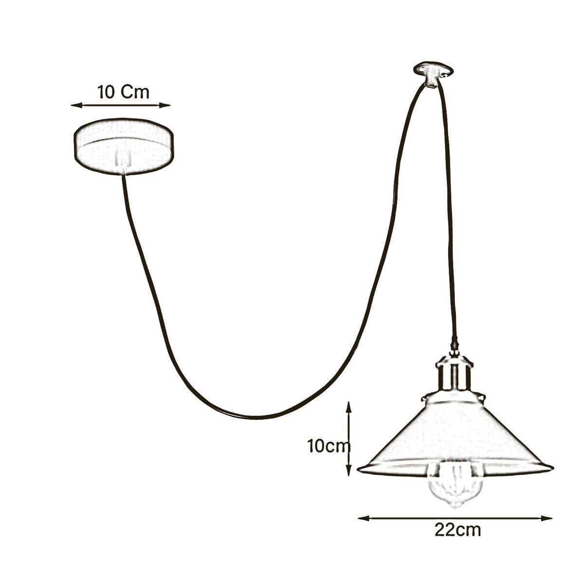 
Wandleuchte Innen|Modern Wandlampen|Schirm Ø 22CM