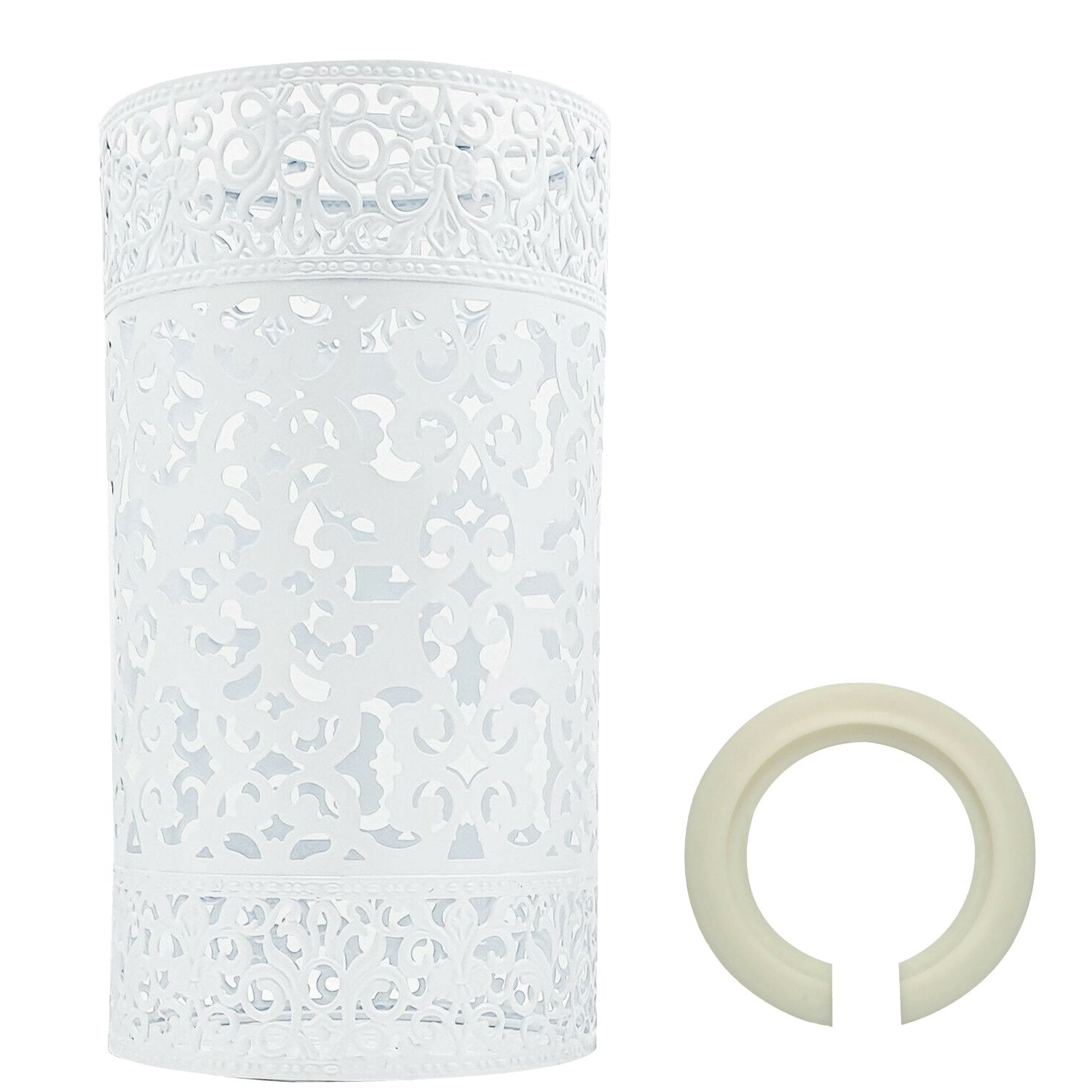 Easy Fit Modern Pattern Pendelleuchte Metall Trommel Lampenschirm