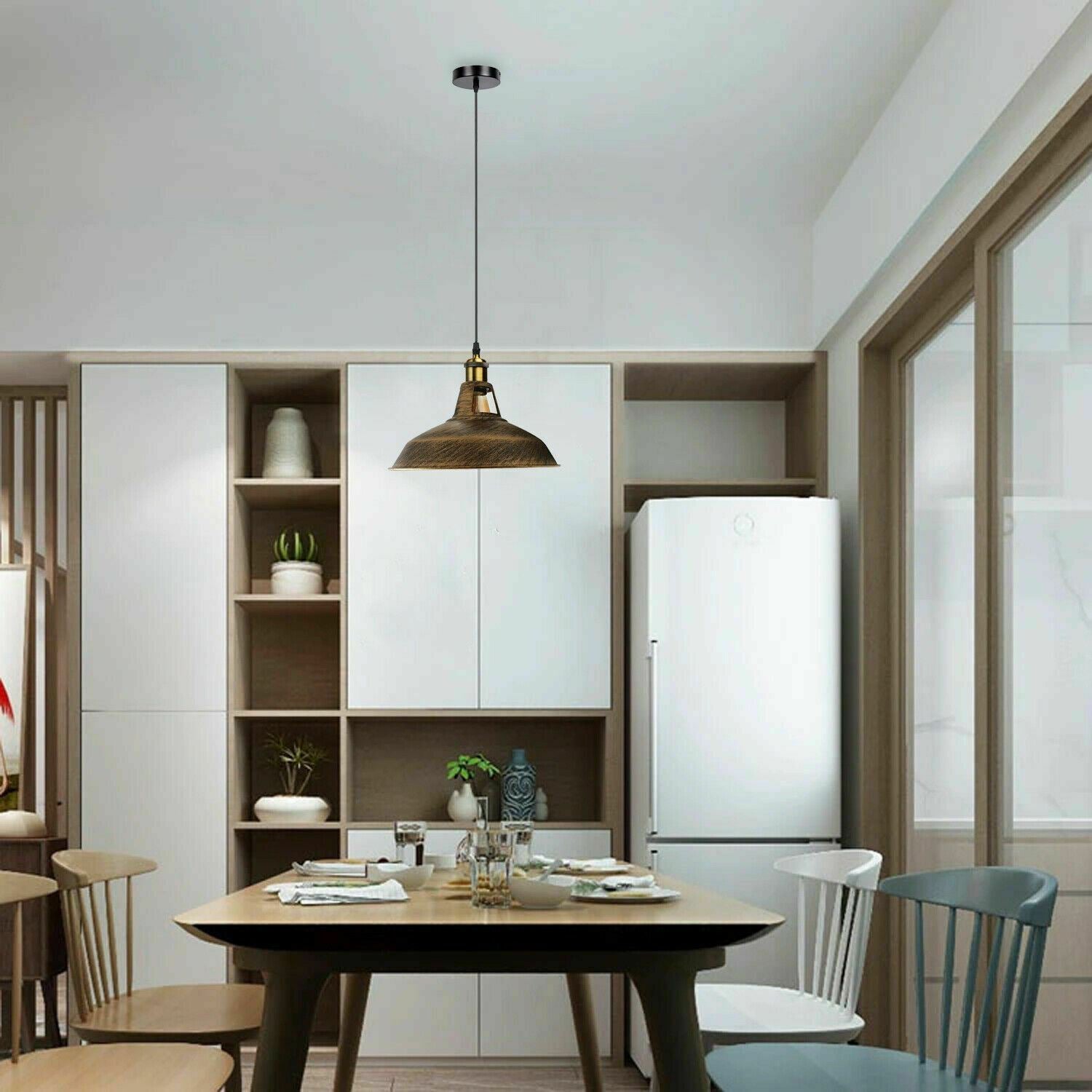 Moderne Vintage Retro Decken Industrie Tisch Pendelleuchte Esstisch Wohnzimmer Lampe
