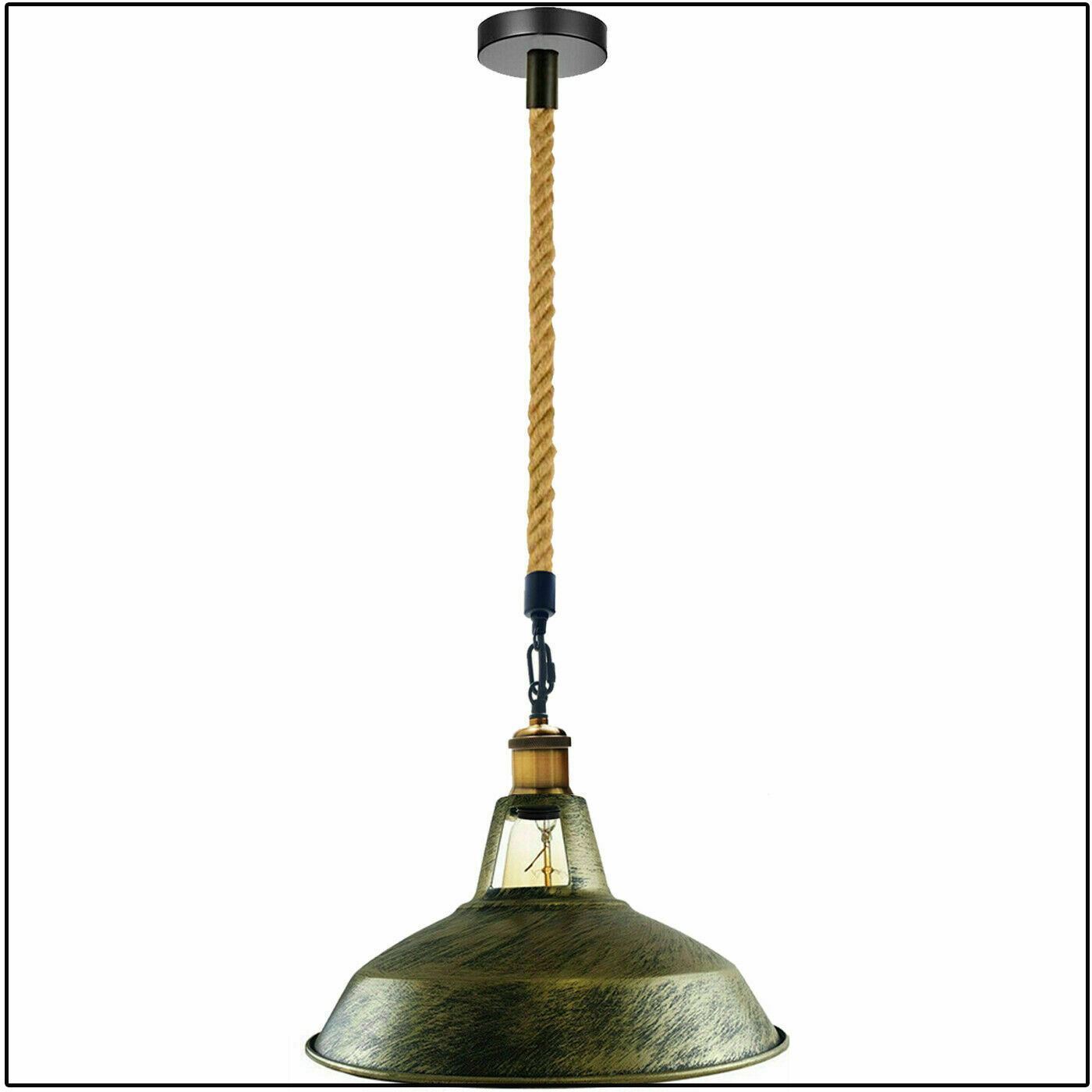 Industrieller moderner Retro-Vintage-Stil Deckenpendelleuchte Kronleuchter Lampenschirm