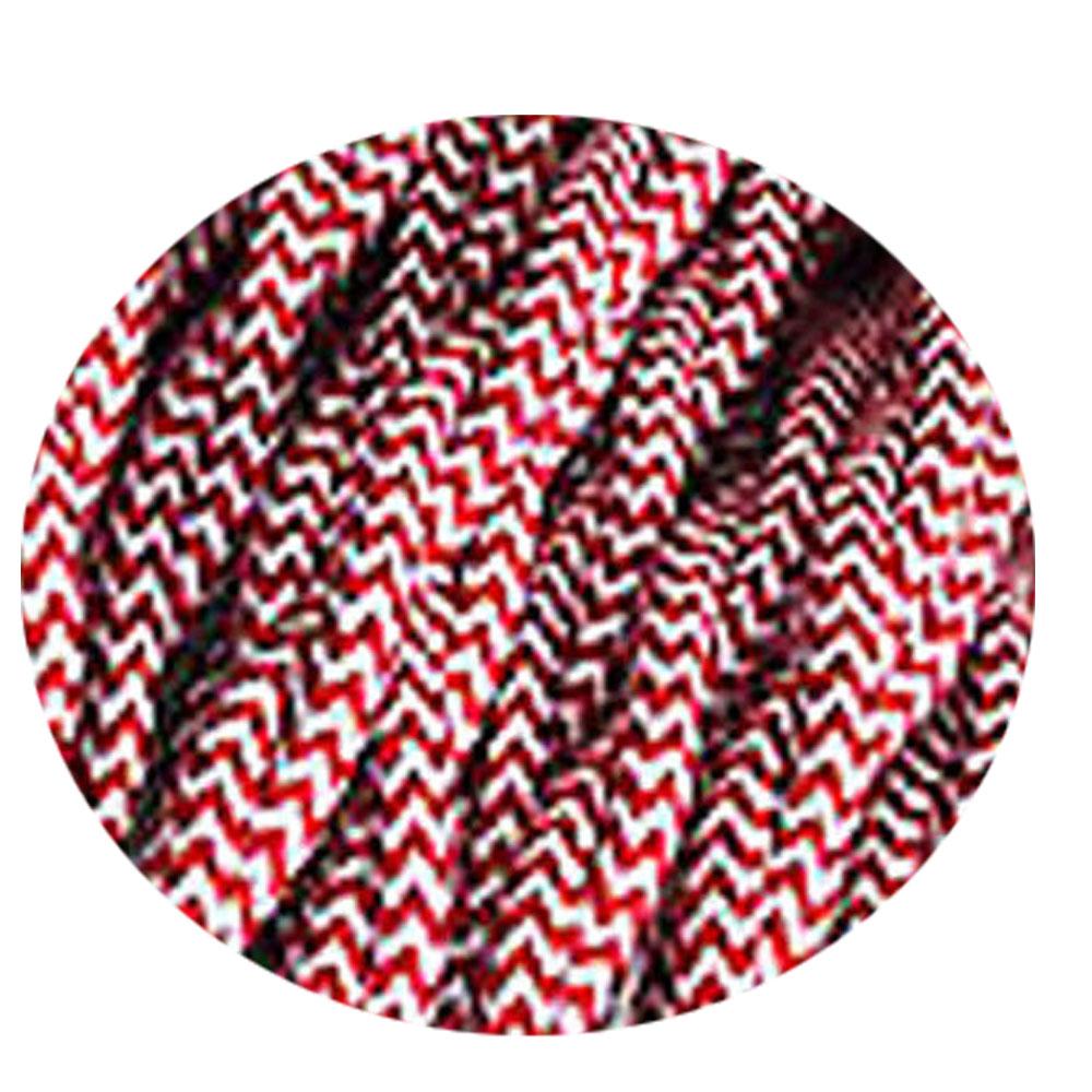 Textilkabel Lampenkabel Stoffkabel 0.75mm², Geflochten, Rot