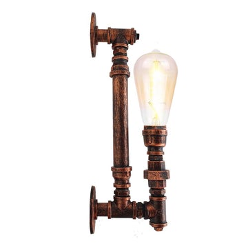 Lampe rohr mit Glühlampe  Innenbereich Wandleuchte


