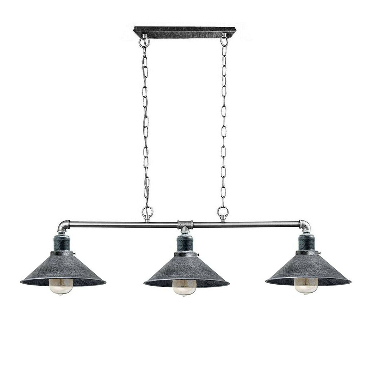 Industrielle Retro-Metalllampe abgehängte Schatten-Rohr-Lichter-Pendelleuchte