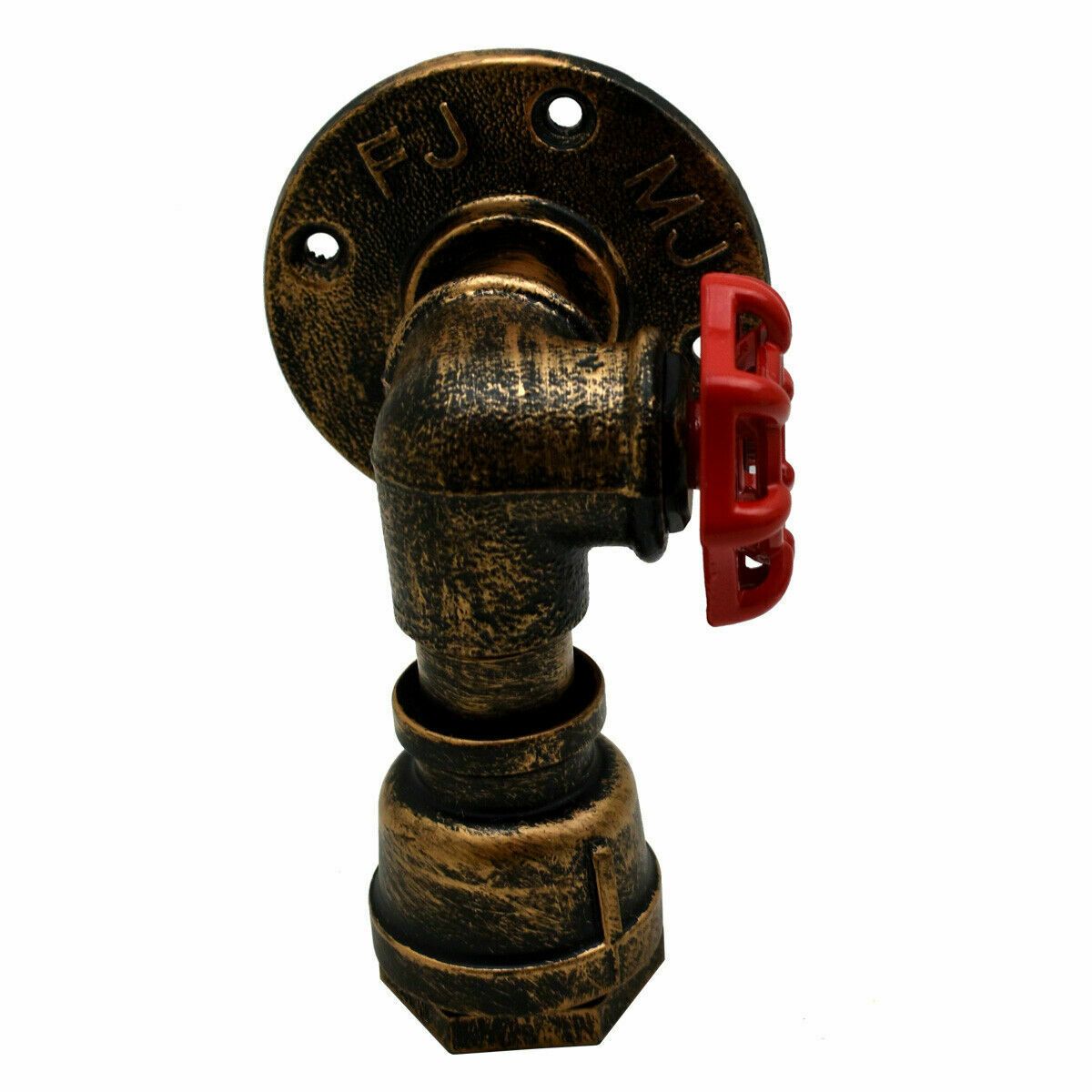Industrielle Vintage Modell Stil Steampunk rustikale Wasserpfeife Wandleuchte Messing Lampe