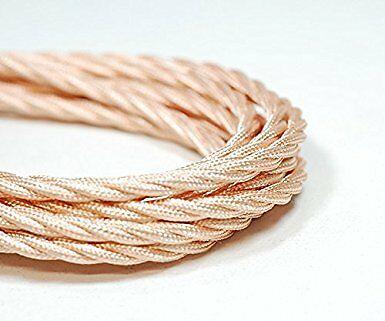 Elektrokabel aus Stoff, rund, 2x0,75mm², für Lampen