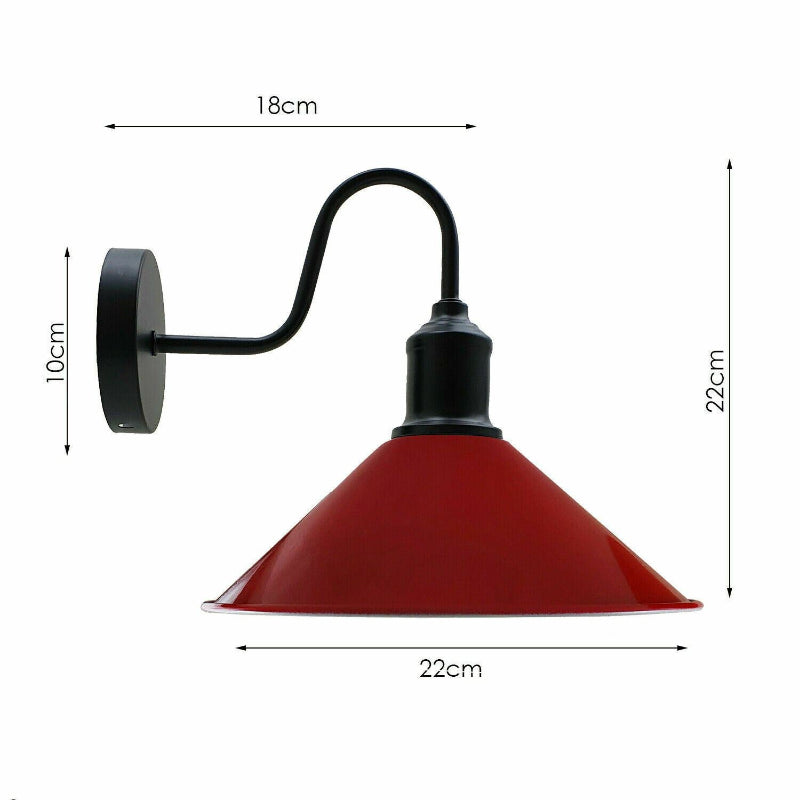 Schlichte Wandlampe mit LED-Technologie für energieeffiziente Beleuchtung