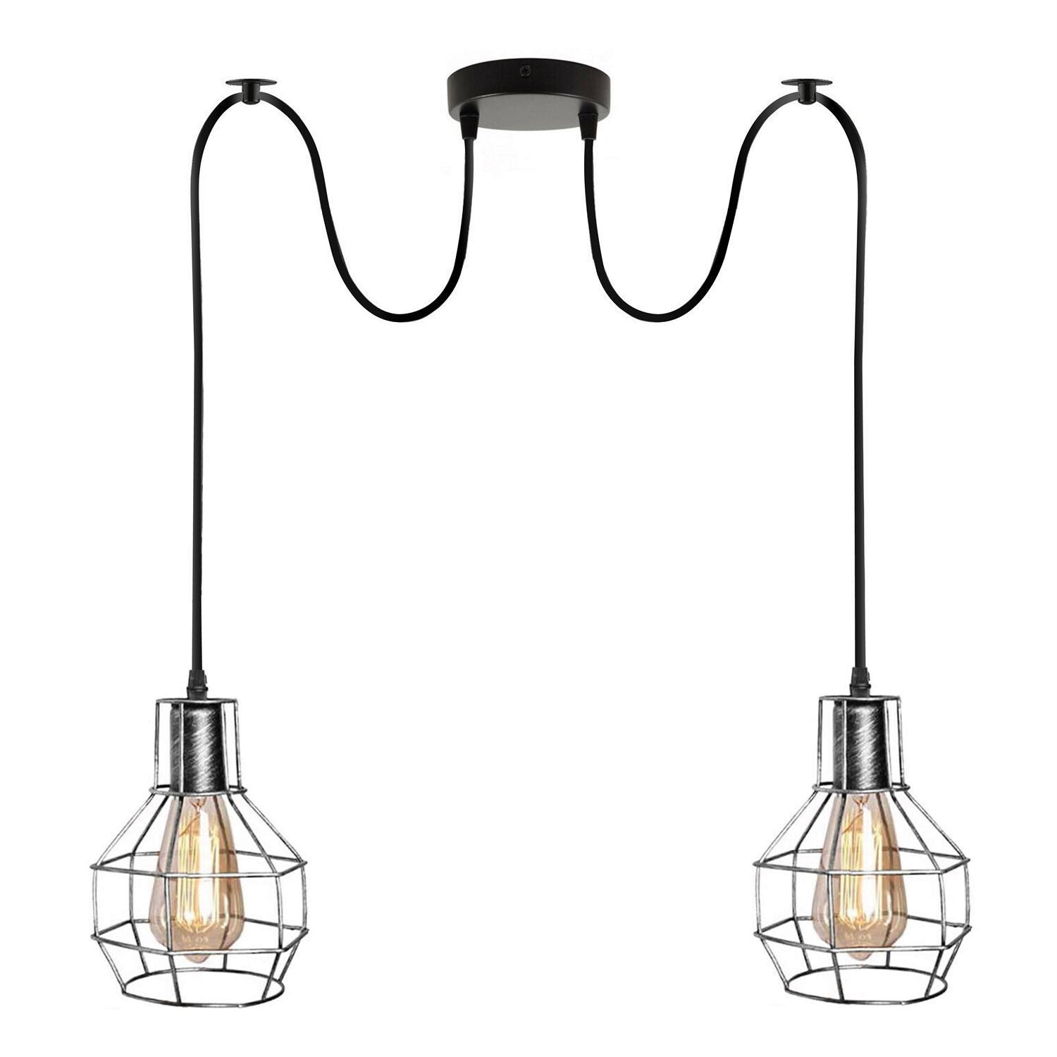 Vintage spinnenlampe Pendelleuchte Käfigschirme