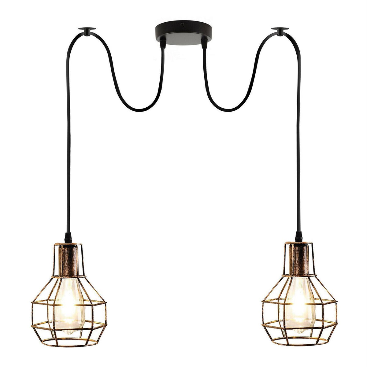 Vintage spinnenlampe Pendelleuchte Käfigschirme
